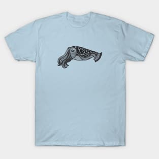 Cuttlefish - hand drawn marine animal design T-Shirt